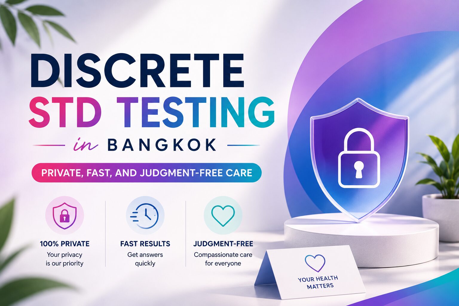 Discrete STD Testing in Bangkok: Private, Fast, and Judgment-Free Care
