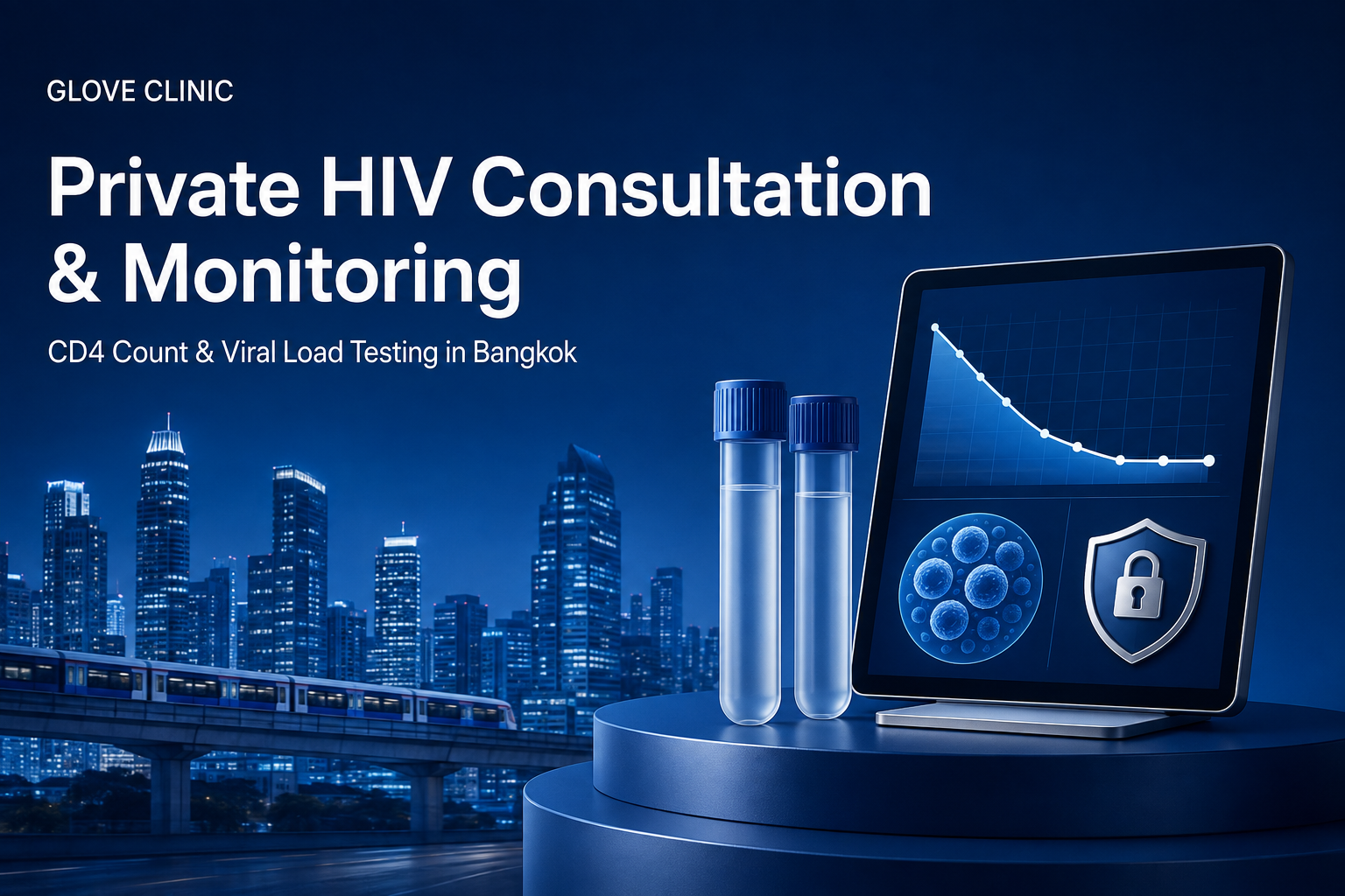 Private HIV Consultation & CD4 / Viral Load Monitoring in Bangkok